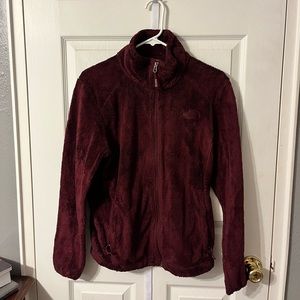 Women’s North Face maroon Osito jacket